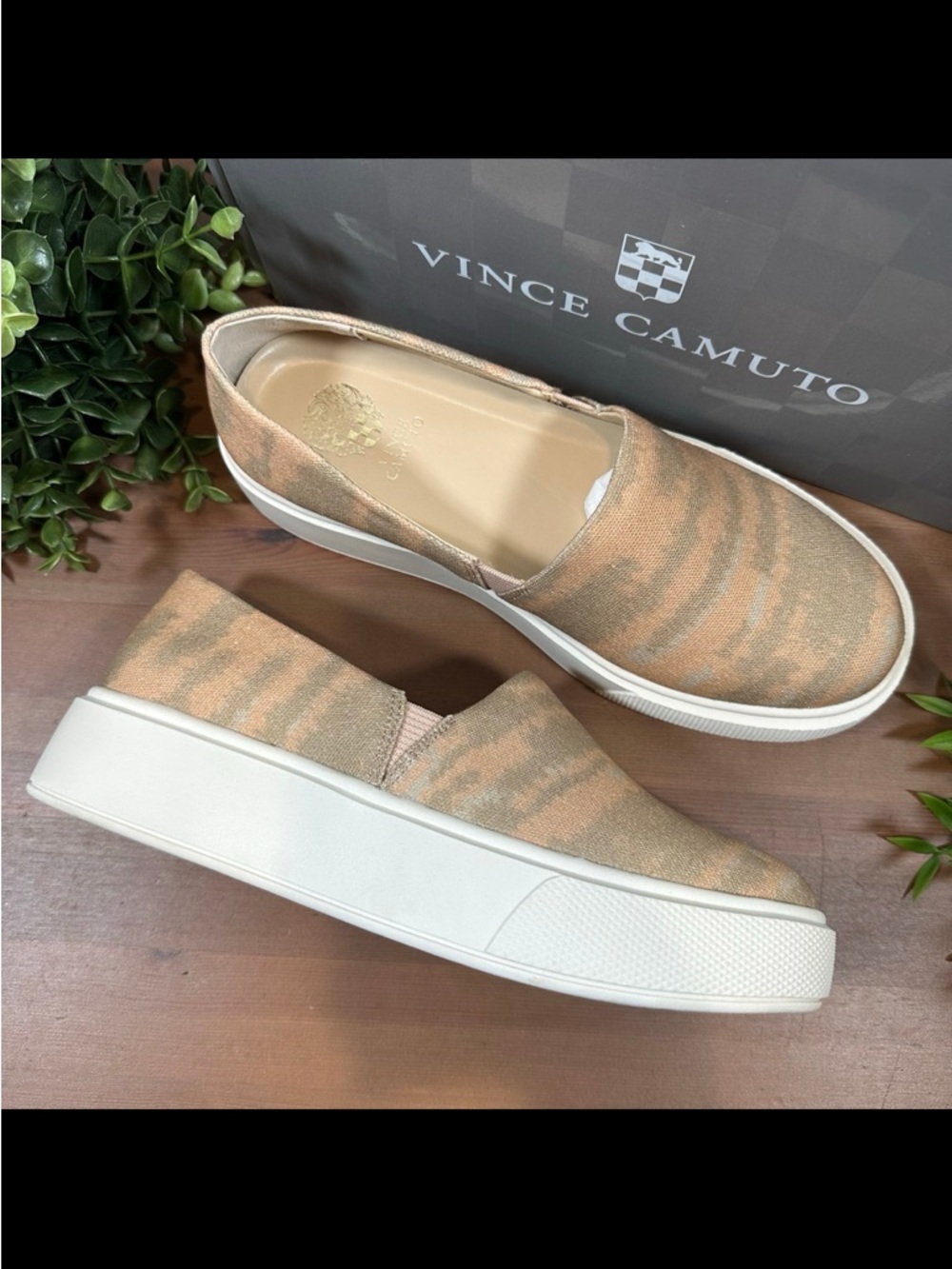 NEW-Vince Camuto slip ons.
